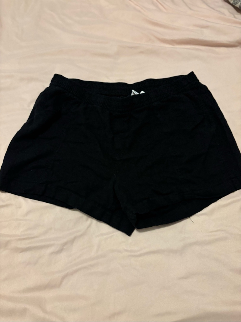 Old Navy Black linen Lounge Shorts large